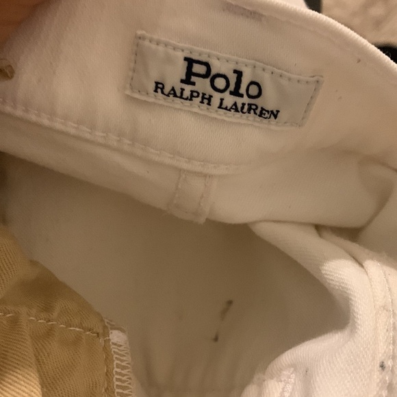 Polo Ralph Lauren Tompkins Skinny Crop White Jean raw size 26 nautical summer - Picture 8 of 16